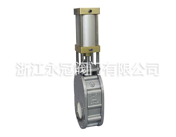 氣(qì)動不(bú)鏽鋼陶(táo)瓷雙閘(zhá)闆閥z674tc