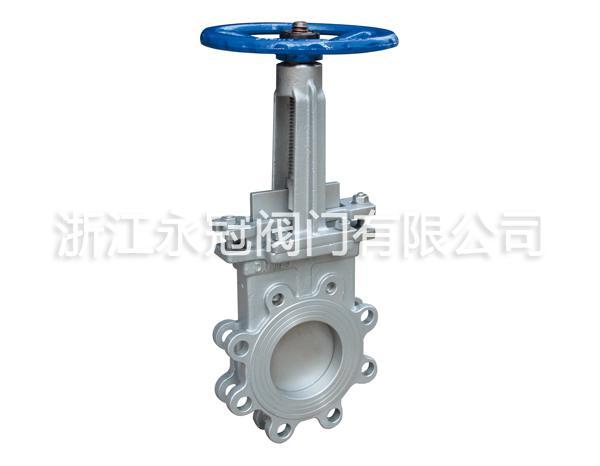 手動(dòng)不鏽鋼刀閘閥(fá)pzv43h